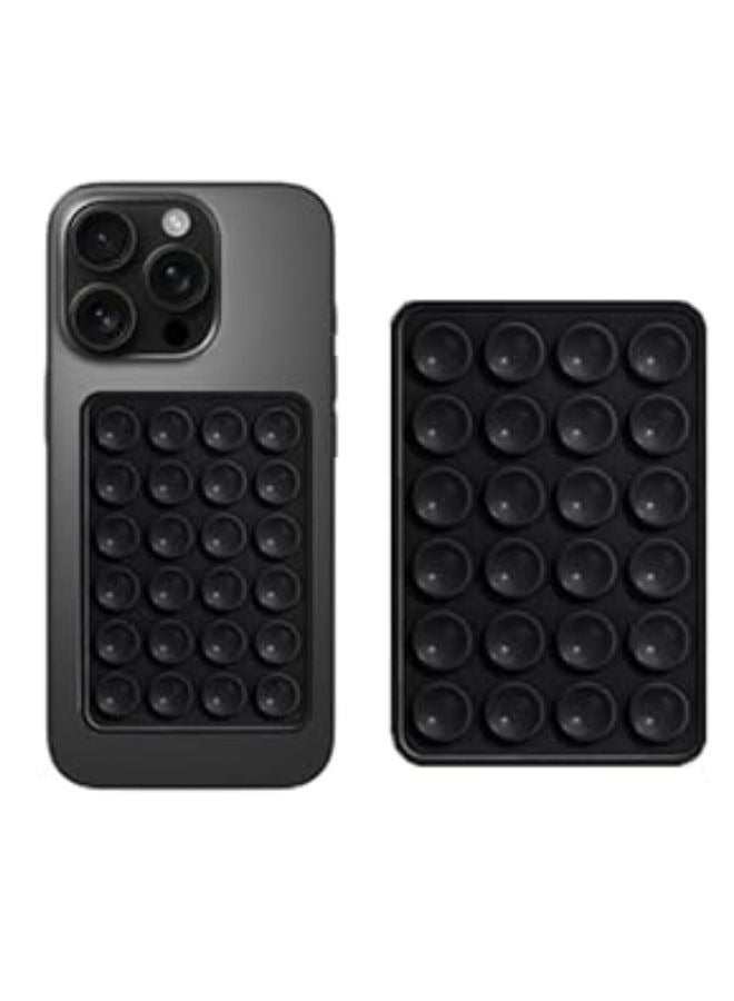 LEEKA Black Silicone Pad Double Side High-Quality Non-Slip Accessory for Secure Phone Mounting, Ideal for Stable Viewing and Hands-Free Use on Various Surfaces Pad - Image 5