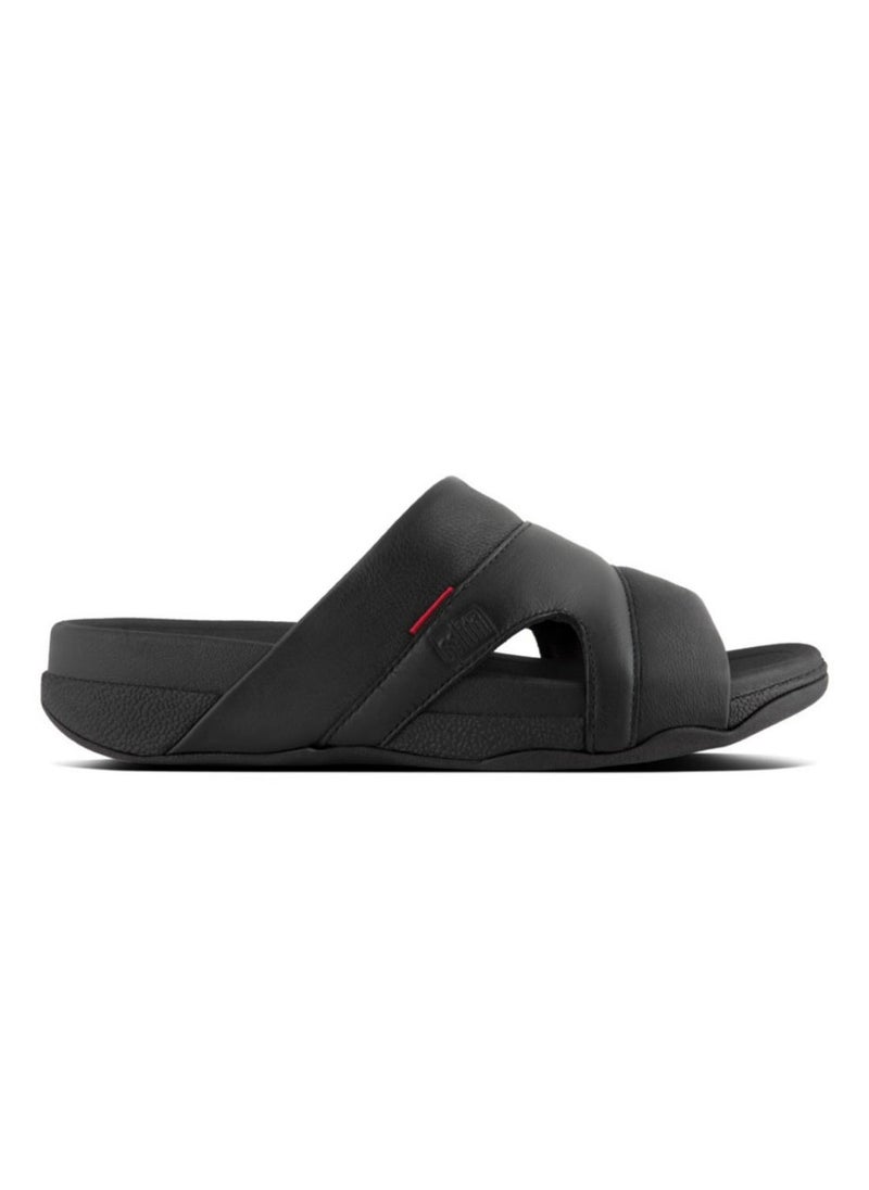 049-173 Freeway Slides Men Sandals Black Leather L66-001 - pzsku/ZFD3523D7B55D1595760EZ/45/_/1734610640/72e0fadb-532b-4822-be31-fe1a9a650ab4