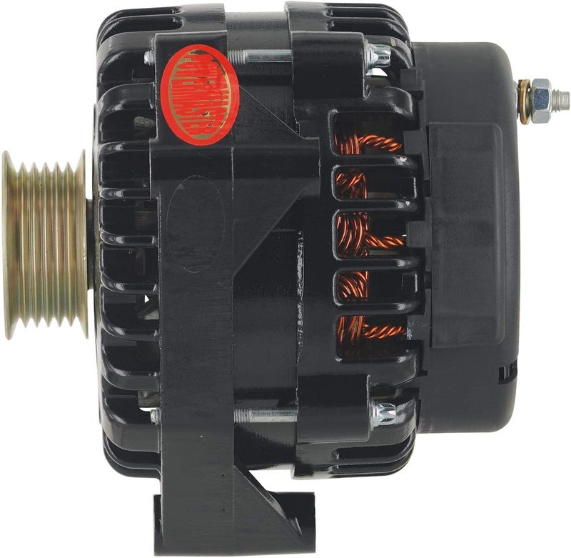 Powermaster 58237 Alternator, Black - 215 Amp with 4-Pin Voltage Regulator - Image 2
