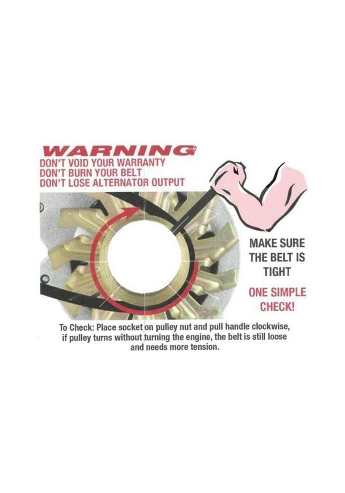 Powermaster 58237 Alternator, Black - 215 Amp with 4-Pin Voltage Regulator - Image 4