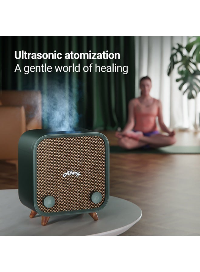 F&D AllWAY Portable Speaker with Aromatherapy Diffuser Humidifier - 230ml Tank for 9H Playtime, 6 Ambient Lights and App Control, Bluetooth 5.3 for Home, Office & Bedroom Relaxation - Image 4