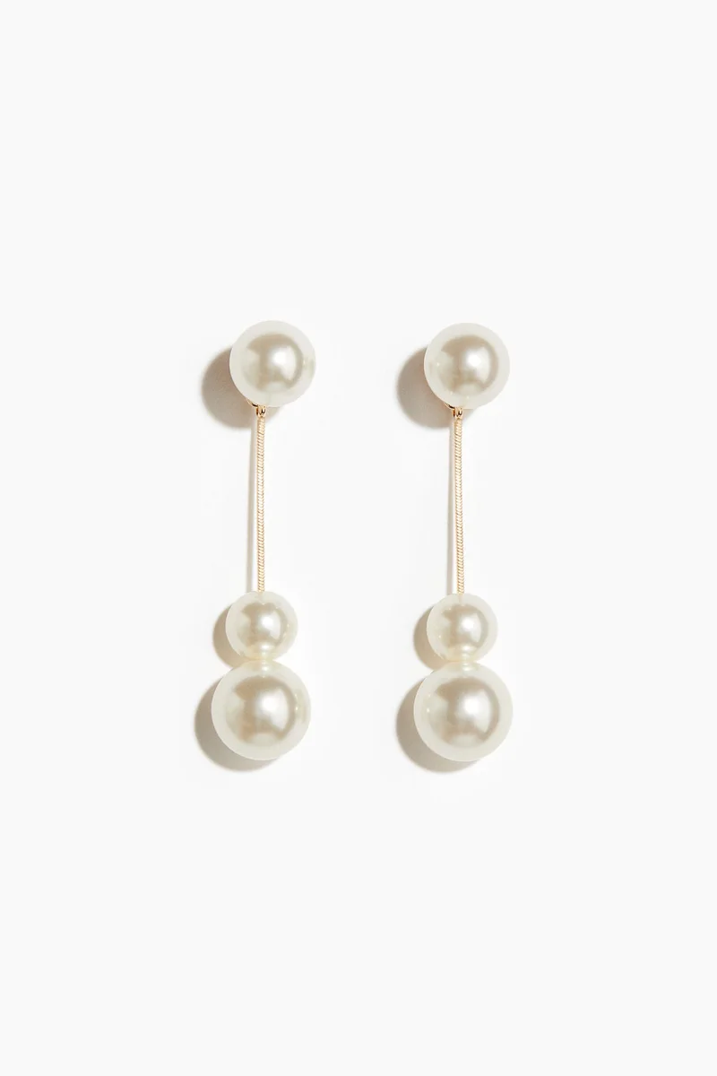 اتش اند ام Pendant bead earrings