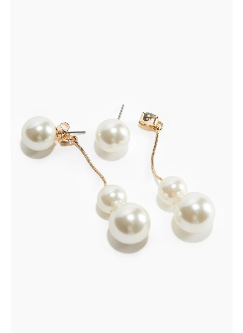 اتش اند ام Pendant bead earrings