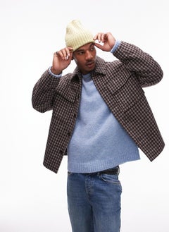 TOPMAN Wool Look Shacket  - Image 1