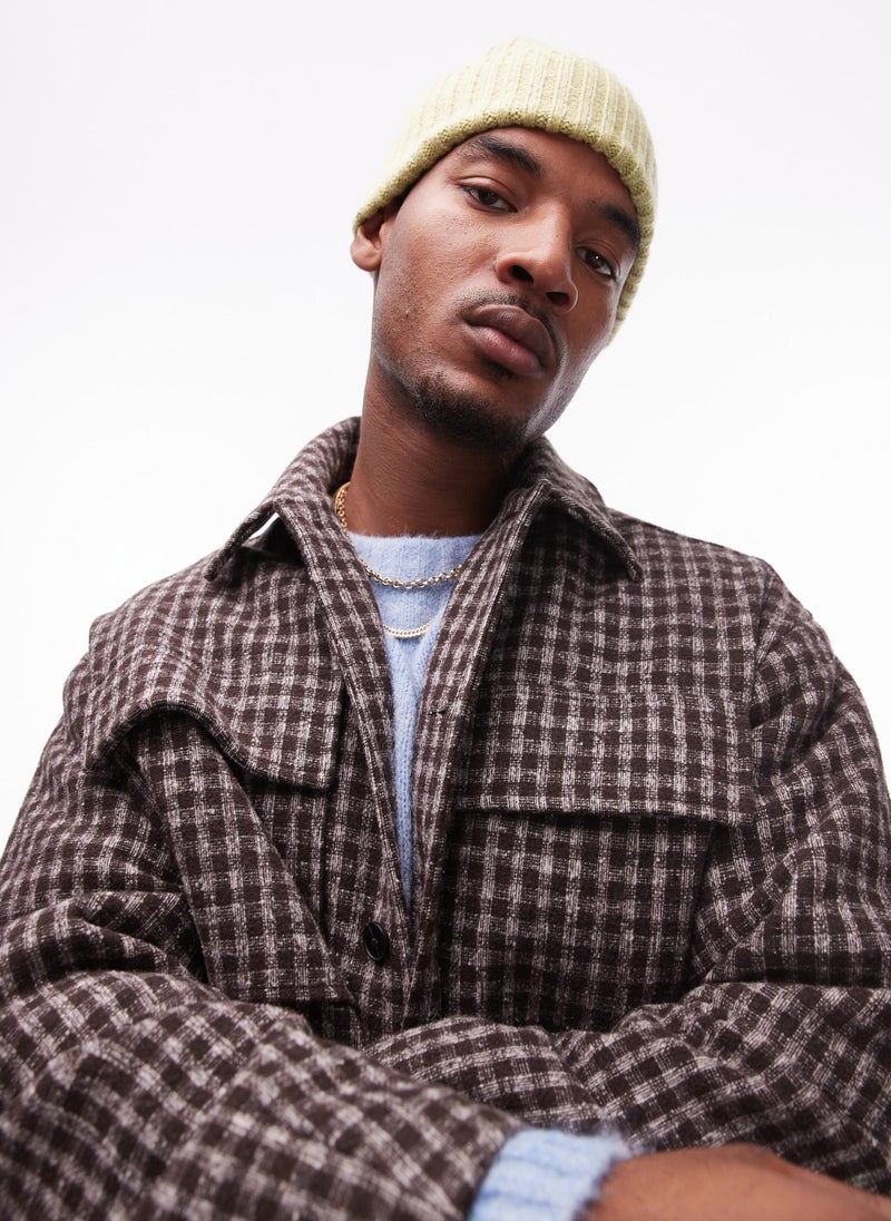 TOPMAN Wool Look Shacket  - Image 3