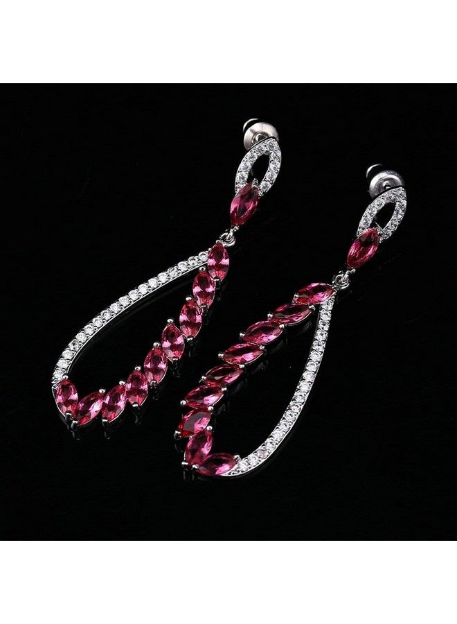 YouBella Jewellery Earings Fashion Earrings for Girls and Women (Pink) - Image 2