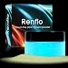 Renfio Glow in The Dark Pigment Powder 35oz 100g Luminous Powder Resin Color Pigment Dyes Fluorescent Paint for Acrylic Paint Epoxy Resin Nail Art Slime Party DIY Crafts White to Sky Blue - Image 2