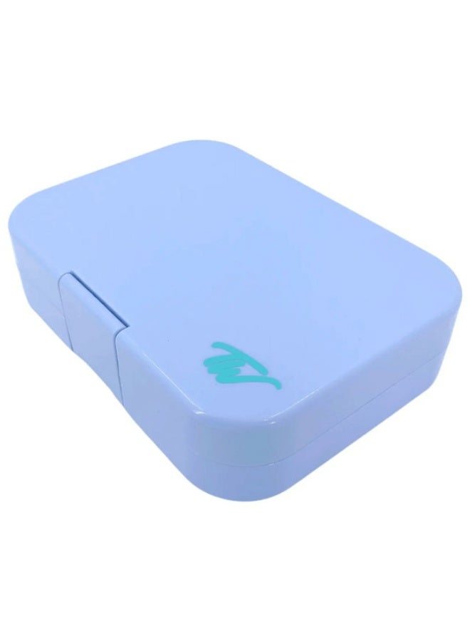 Tiny Wheel 6-Compartment Rectangular Bento Box for Kids Baby Blue - Image 5