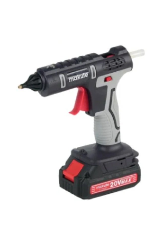 makute 20V Cordless Glue Gun, Hot Melt Glue Gun with 2 Battery for a Wide Variety of Bonding Applications (CGL001-2B)  - Image 1