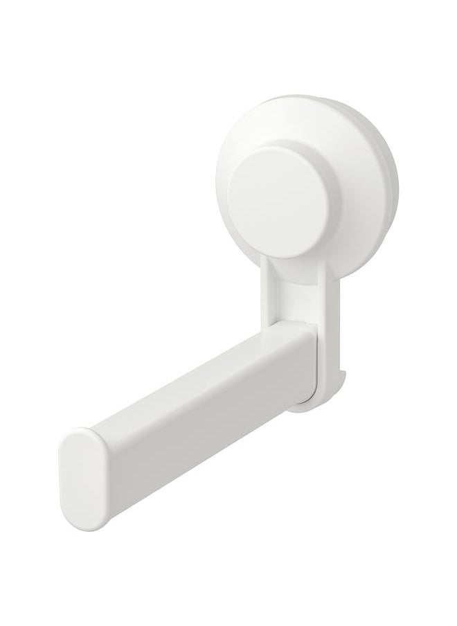 erorex Toilet roll holder with suction cup, white  - Image 1