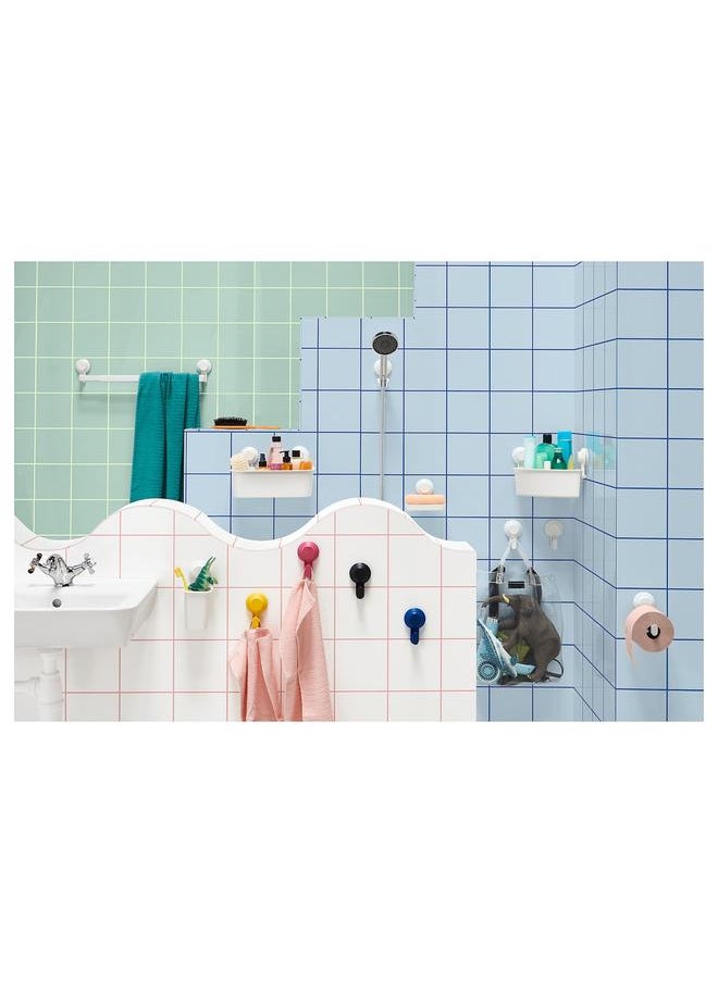 erorex Toilet roll holder with suction cup, white  - Image 4