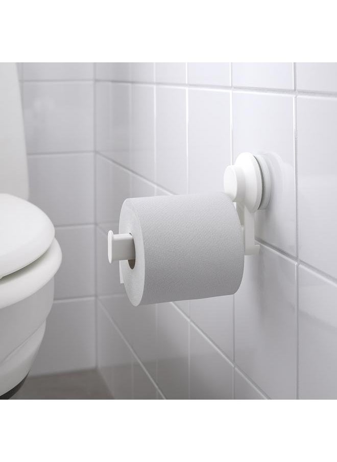 erorex Toilet roll holder with suction cup, white  - Image 5