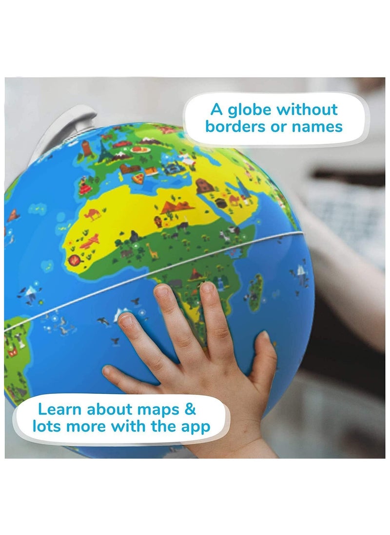Educational Globe for Kids - Orboot Earth (Globe + App) Interactive AR World Globe | 400 Wonders, 1000+ Facts