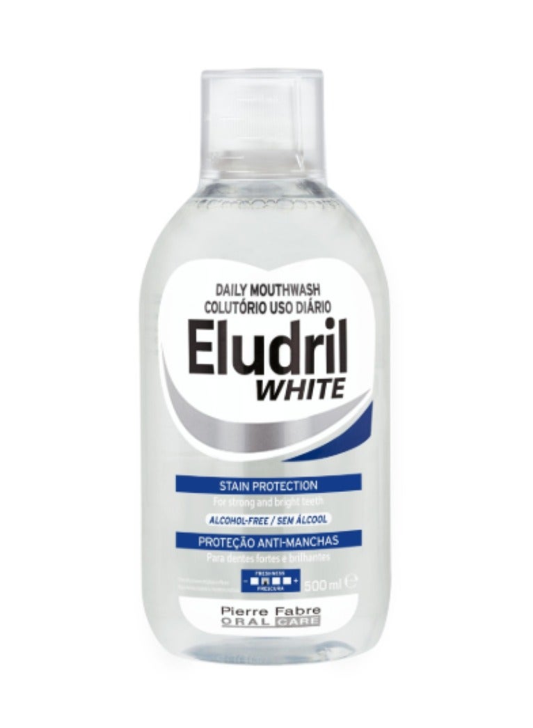 Eludril White Daily Mouthwash Stain Protection - 500ml - Image 3