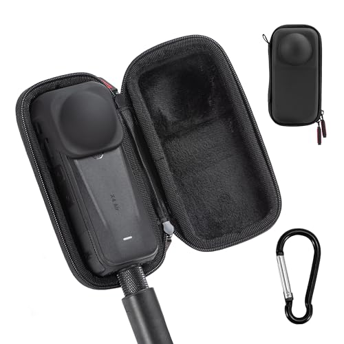 STARTRC VCR Carrying Case for Insta360 X4 Air (for Original Lens Cap) Storage Bag Travel Protective Cover Hard Shell with Carabiner for Insta 360 X4 Air Accessories - Image 1