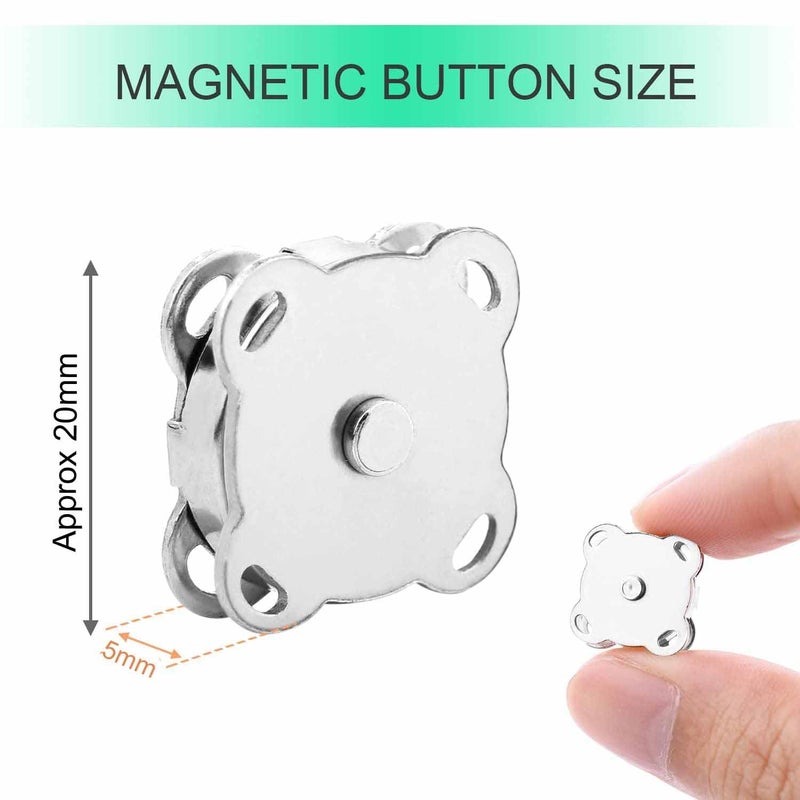 Mahadevv Magnet Button Clasps Snaps Fasteners for Purse Bags Clothes and DIY Works 4  - Image 3