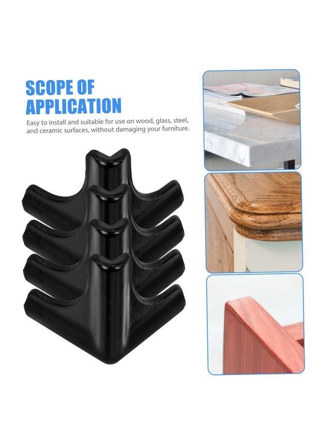 HEMOTON 4Pcs Corner Protector Guards Soft Silicone Anti-Collision Furniture Corner Bumpers for Boy Girl Safety Easy to Install Table and Edge Protectors for Home and Office - Image 4