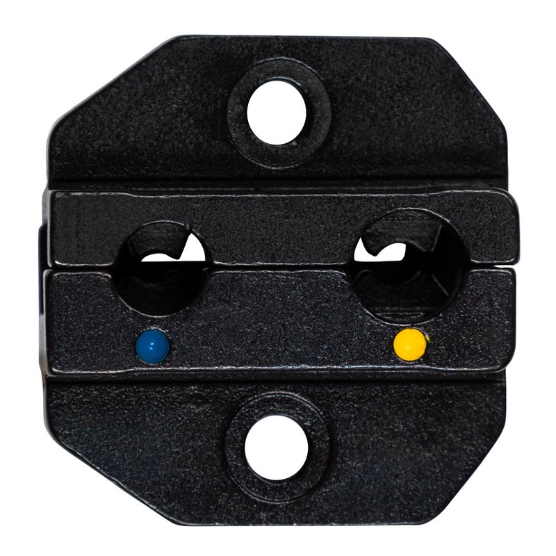 Pro'sKit 902-330 Crimpro Crimper for Insulated Flag Terminals, AWG 12-10 and 14-16 Size, Yellow/Blue, Multi - Image 2