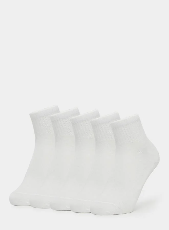 Styli Styli Set of 5 - Solid Ankle Socks