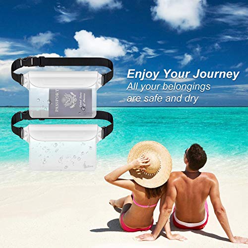 iKuShang Waterproof Fanny Pack, Floating Dry Bag Pouch for Phone, Passport, Wallet & Purse for Swimming, Fishing, Kayaking, Surfing, Boating, Cruise & Beach Vacation Essentials - Image 3