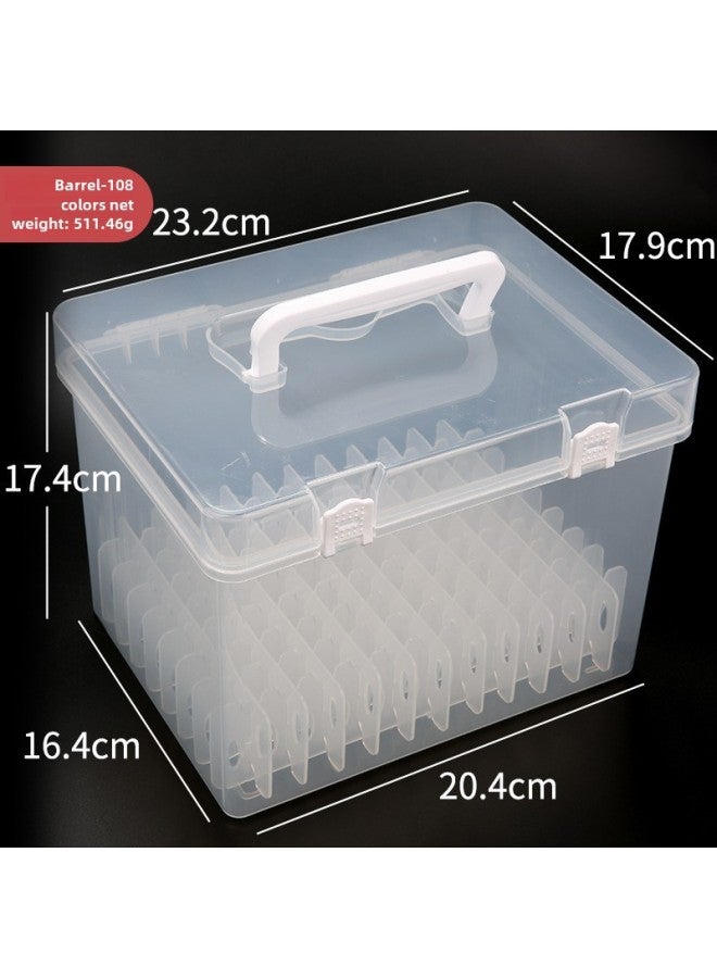 Haoyue Spot Marker Pen Base Marker Pen Storage Box Various Specifications Storage Pen Barrel Hard Base Compartment Box - Image 1