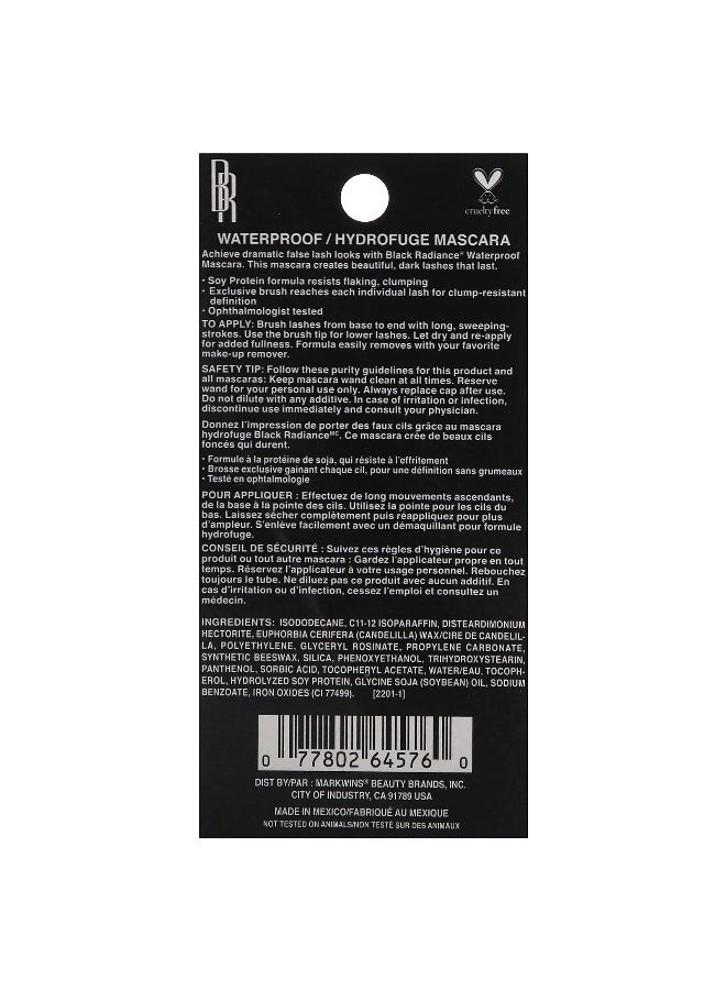 Black Radiance, Waterproof Mascara, CA6432A Black Eclipse, 0.34 fl oz (10 ml) - Image 3