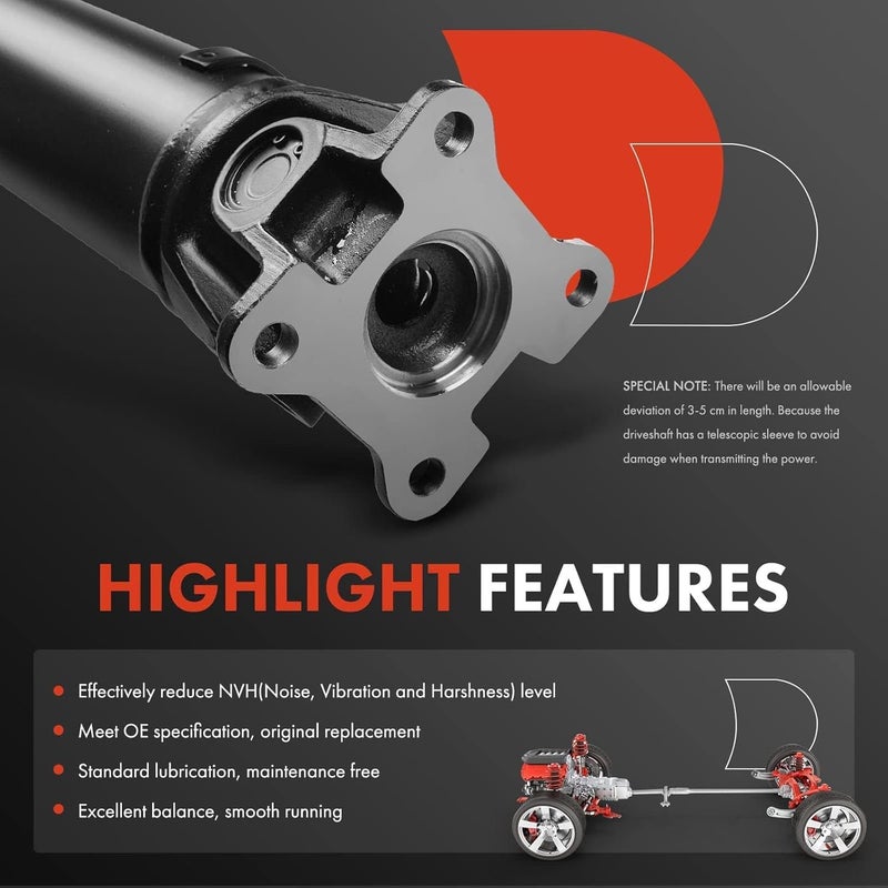 A-Premium Rear Driveshaft Assembly for Ford F-150 and Lincoln Mark LT - Image 5