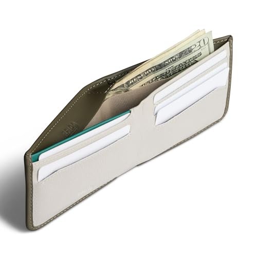 Bellroy Hide & Seek, slim leather wallet, RFID editions available (Max. 12 cards and cash) - Willow - Image 4