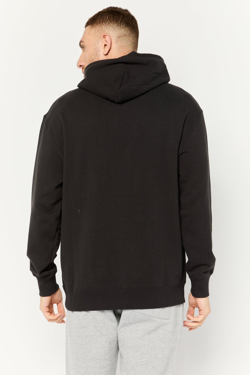 PUMA Men Sportswear Fit Embroidered Logo Long Sleeves Outdoor Sweatshirt, Black  - Image 4