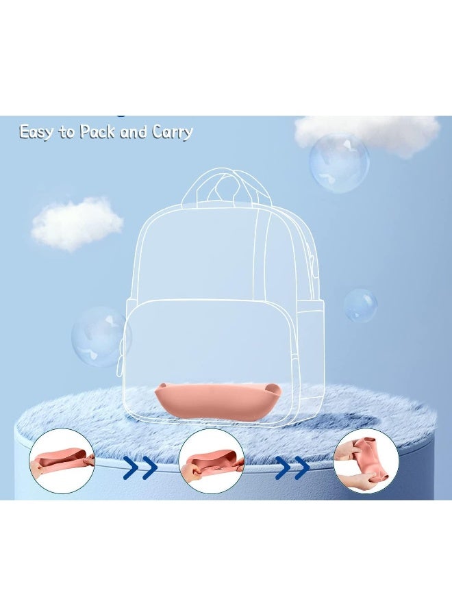 AUSHA Cute Camel Design 6 hole Waterproof Soft Silicone Baby Bib for 0-6 years babies - Image 4