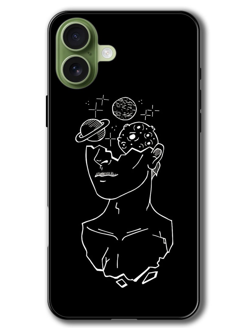 Theodor Case Compatible with Apple iPhone 17 6.3 Inch Protection Shockproof Bumper Cover Women Art - Image 1