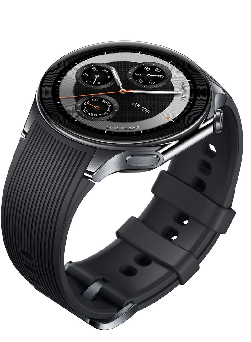 Haino Teko Germany RW52 Round Shape AMOLED Display Smart Watch With 3 Pair Straps For Mens and Boys - Image 1