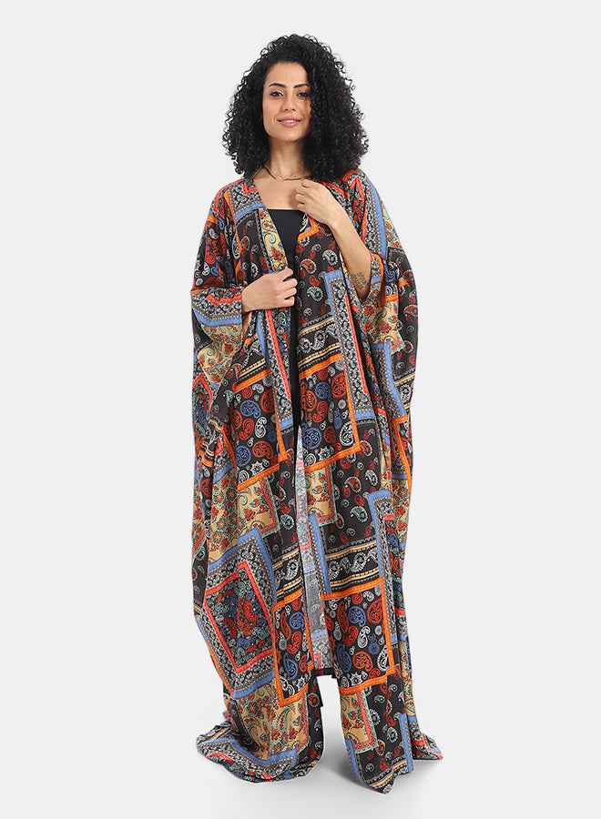 Red Circle cardigan women's patterned - Image 1