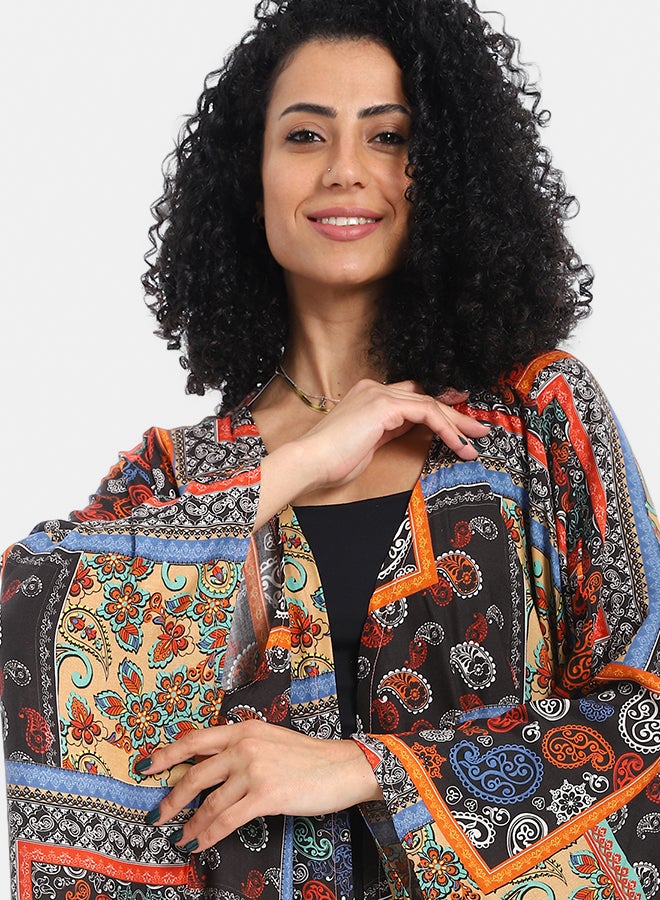 Red Circle cardigan women's patterned - Image 4