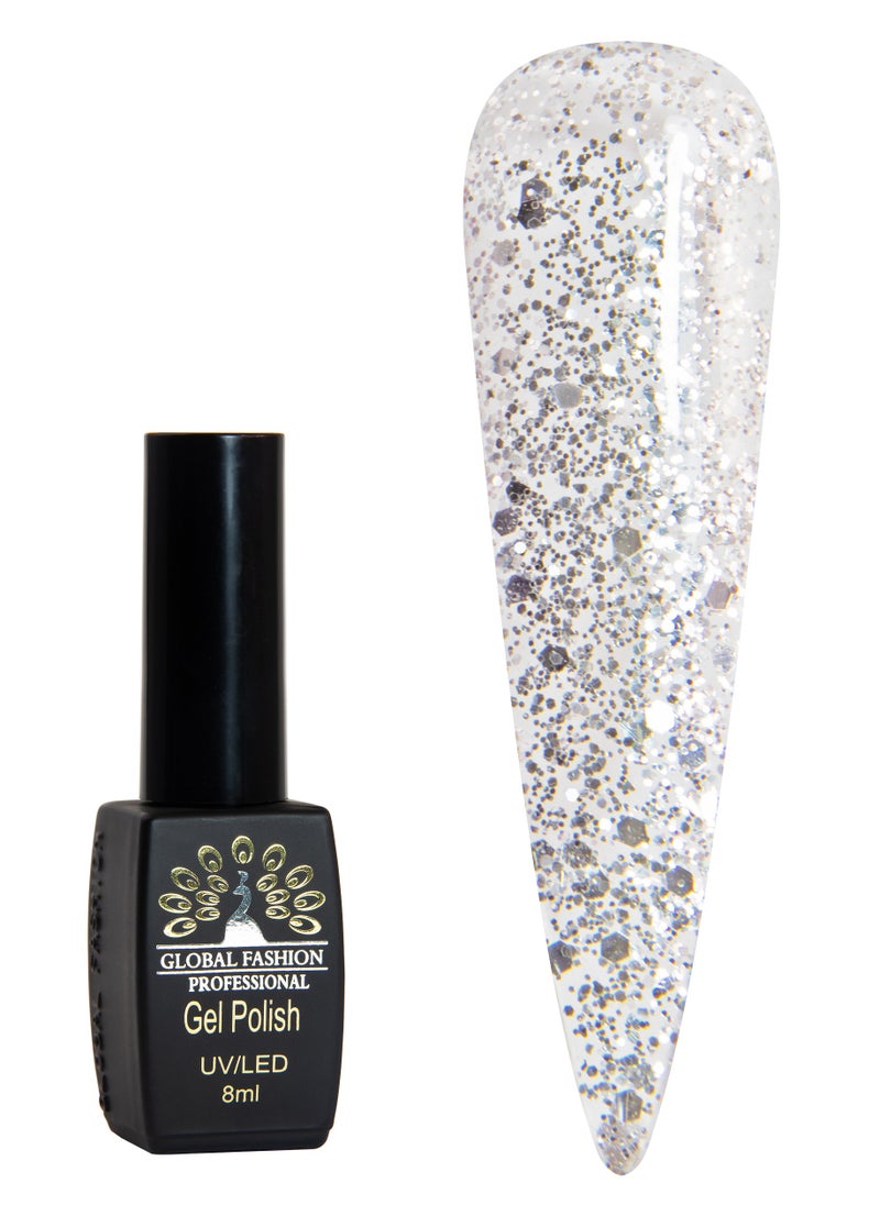 GLOBAL FASHION Global Fashion Black Elite Gel Polish | 132 Colors of Long-Lasting Elegance - 8ml | 156  - Image 1