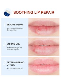 lakerain 2 Pcs Lip Repair Stick Soothes Dry Chapped Lips Moisturizing Lip Balm Day & Night Moisture Lip Care for Women  - Image 3