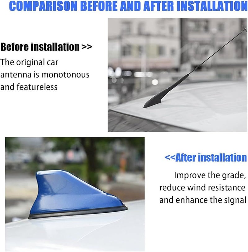 Black Shark Fin Antenna Cover for Lexus GX 460 400 GX OR J150 J120 Models - Image 5