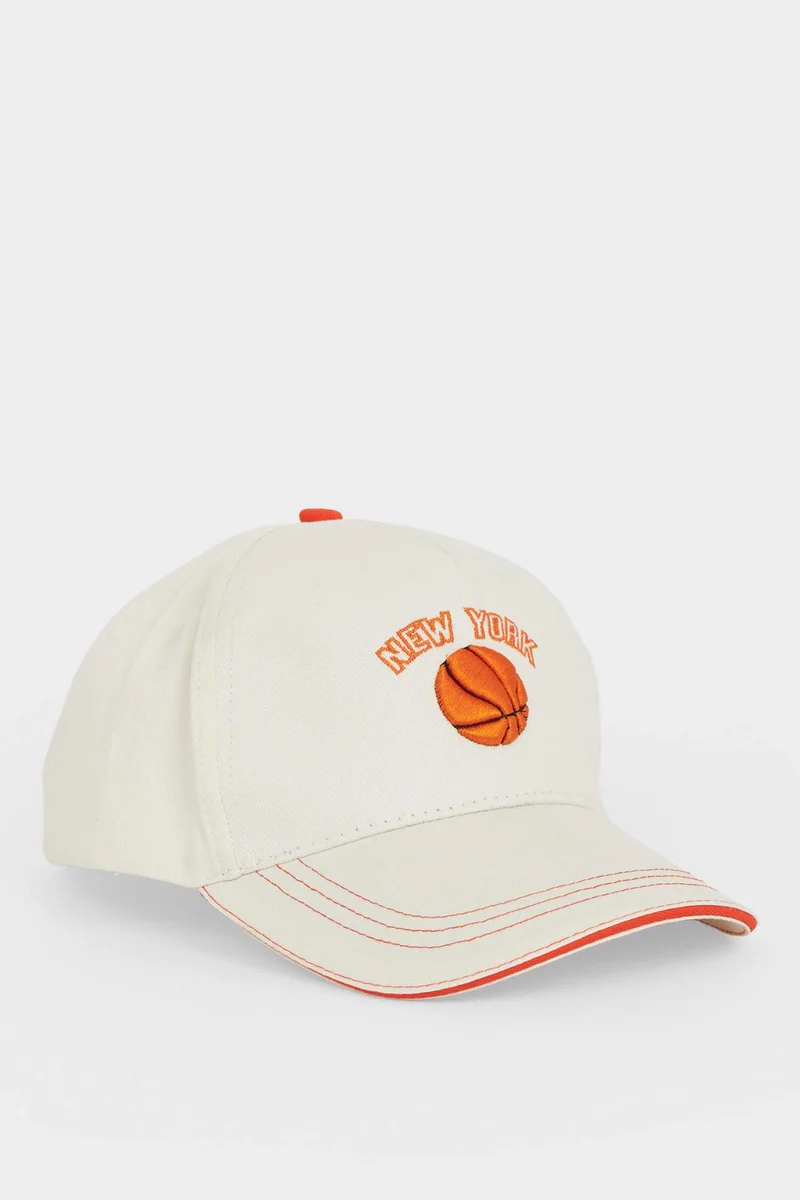 ديفاكتو Boy Embroidered Cotton Cap