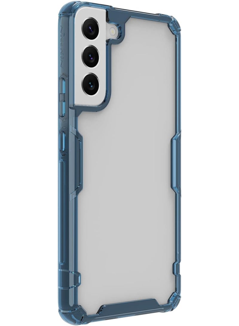 Nillkin case for samsung galaxy s22 plus (6.55" inch) nature tpu pro pc border + tpu back & impact resist edges soft - blue - Image 1