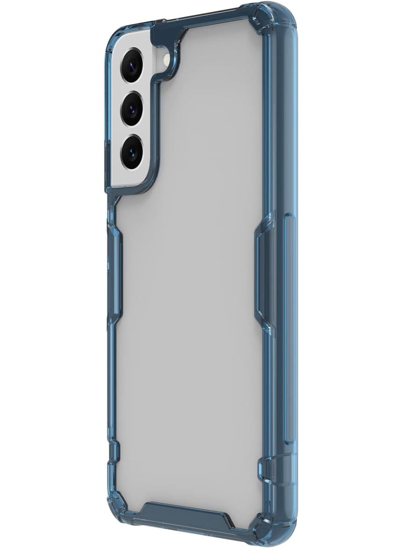 Nillkin case for samsung galaxy s22 plus (6.55" inch) nature tpu pro pc border + tpu back & impact resist edges soft - blue - Image 2