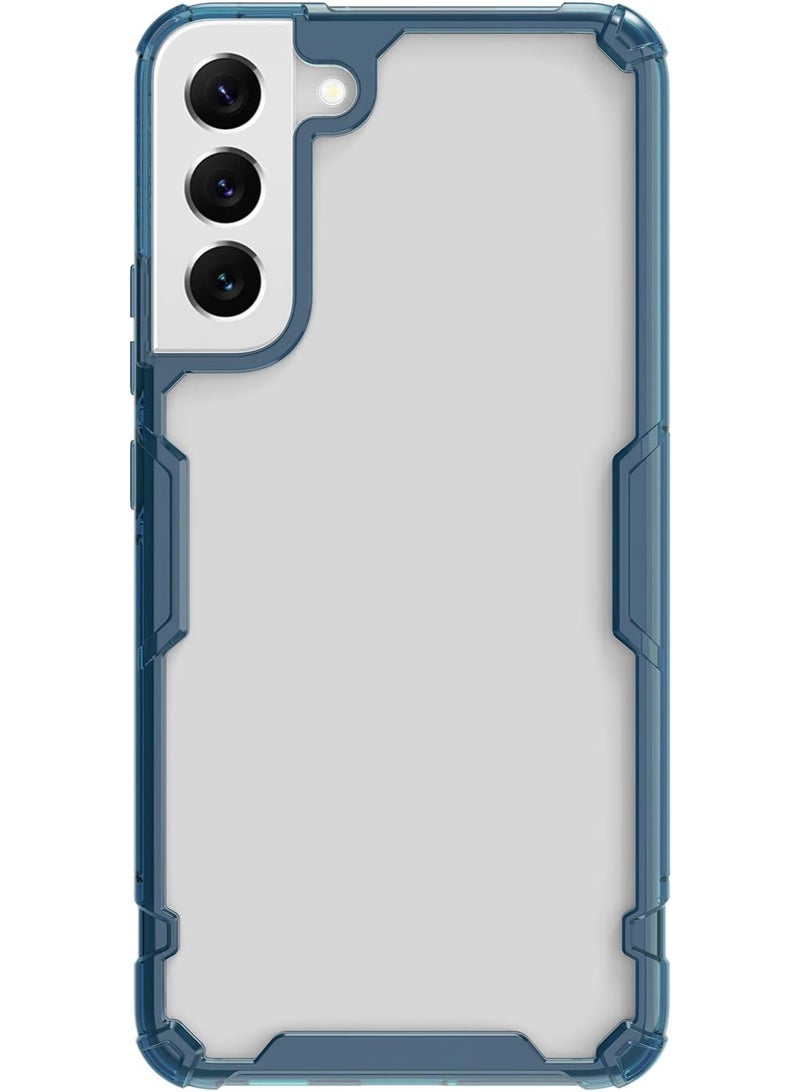 Nillkin case for samsung galaxy s22 plus (6.55" inch) nature tpu pro pc border + tpu back & impact resist edges soft - blue - Image 3