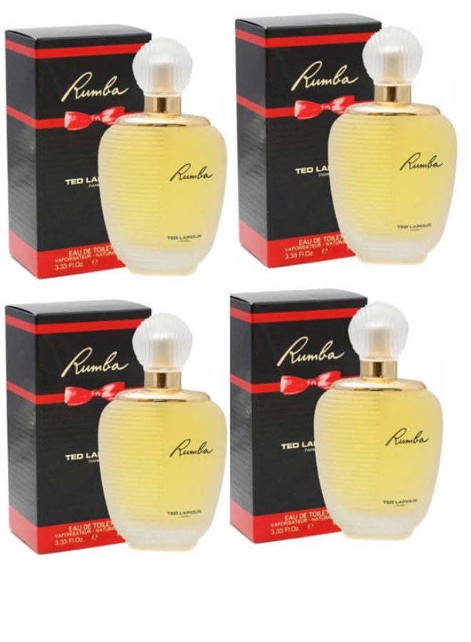 TED LAPIDUS Rumba EDT 100ml 4 Pieces - Image 2
