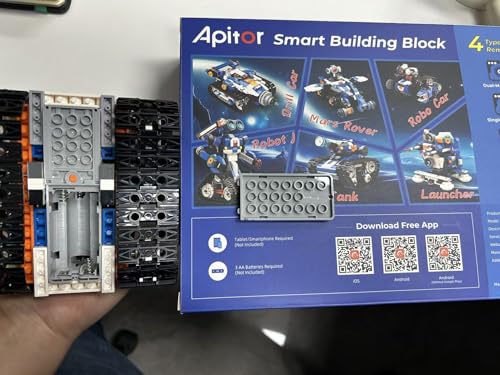 Apitor مجموعة بناء روبوت Apitor J الإبداعية مع صندوق تخزين 6 في 1، لعبة تعليمية برمجة عن بُعد لهواة STEM للأطفال من عمر 7-12 سنة - Image 5