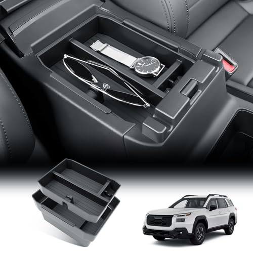 BIBIBO 2Packs for 2026 Subaru Outback Center Console Organizer 2026 Subaru Outback(Premium,Limited,Touring,Wilderness,Limited XT,Touring XT) Console Tray 2026 Outback Console Insert Tray-Double Layers - Image 1