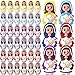 JellyArch 50 Pcs Mini Virgin Mary Figurines Mother Mary Holding Jesus Hide and Seek Figures for Sunday Easter Eggs Stuffers Baptism Gift Multicolor - Image 2