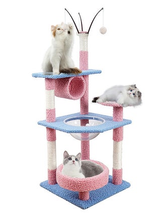 Cat Tree Cat Climbing Shelf Cat Nest Cat Scratching Post Large Cat Villa Jumping Platform Cat Toys - pzsku/ZFD376656A404FA78DC34Z/45/_/1729662367/cf1f01bc-16ee-4335-beaf-7bc62c897a2b