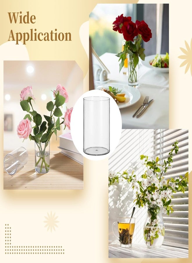 Homaisson Cylinder Vases for Centerpieces, Pack of 20 Centerpiece Vase for Table, Reusable Transparent Vases for Flower Arrangements, Table Decor for Weddings, Anniversaries, Parties - Image 5