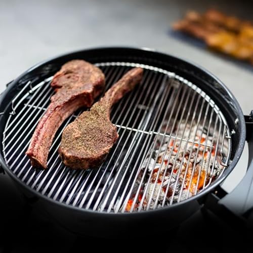 Slow 'N Sear SnS Grills Patented Slow ‘N Sear Original Insert - Stainless Steel Charcoal Basket with Built-In Water Reservoir for Low ‘N Slow Smoking & Charcoal Grilling for Weber & Other Kettle Grills - 22 in - Image 2