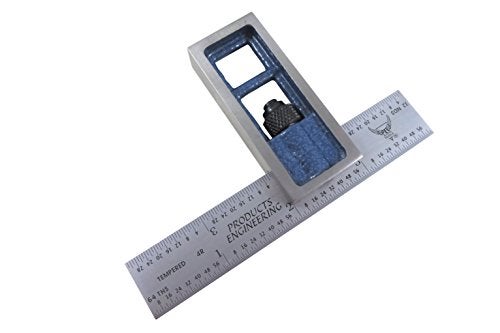 PEC Tools 7104-404 4" 4R Double Square, reads 32nds, 64ths, 8ths, 16ths. - Image 1