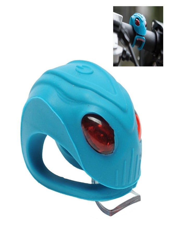 Futaba Alien Head Design Bicycle Led Light - Blue- Pack of Two - Image 3